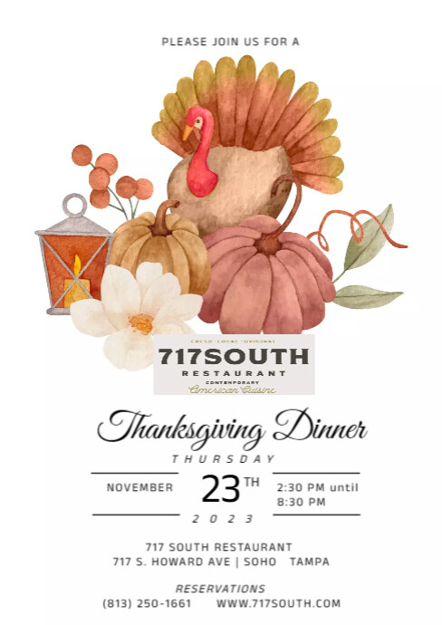thanksgiving A4 template