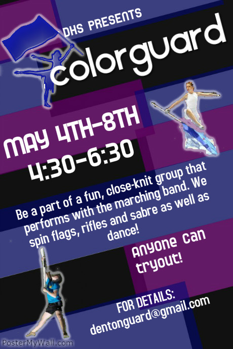 Color Guard Flyer | PosterMyWall