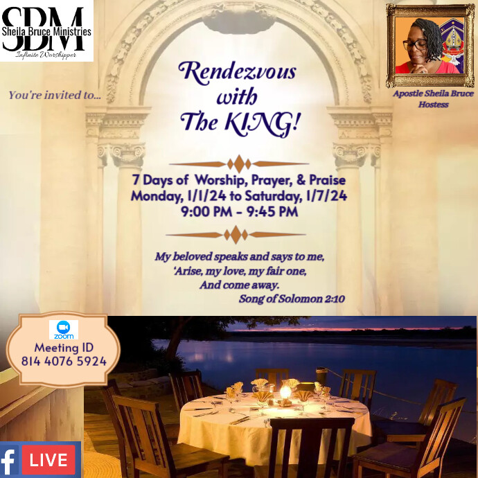 Copy of #Rendezvous with The King | PosterMyWall