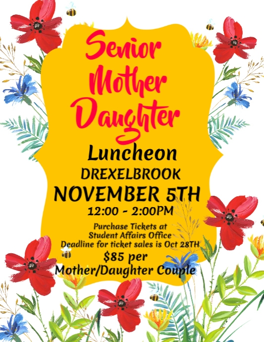 Mother's Day Brunch Flyer template