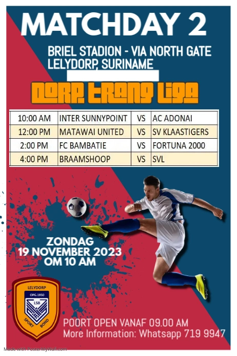 Template soccer (3) Poster