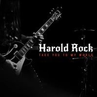 Rock Music Album Cover Template