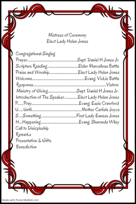 Copy of Event Program Template Final 1 | PosterMyWall