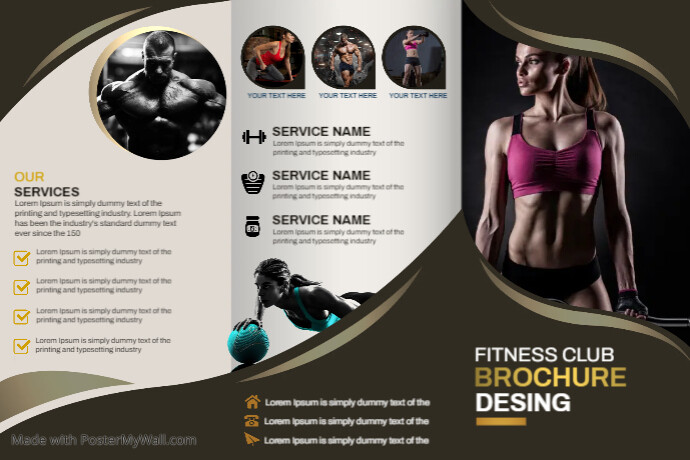 Gym & Fitness brochure
