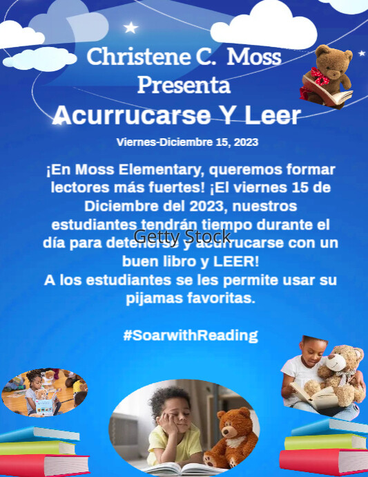 Snuggle Up and Read Spanish PosterMyWall