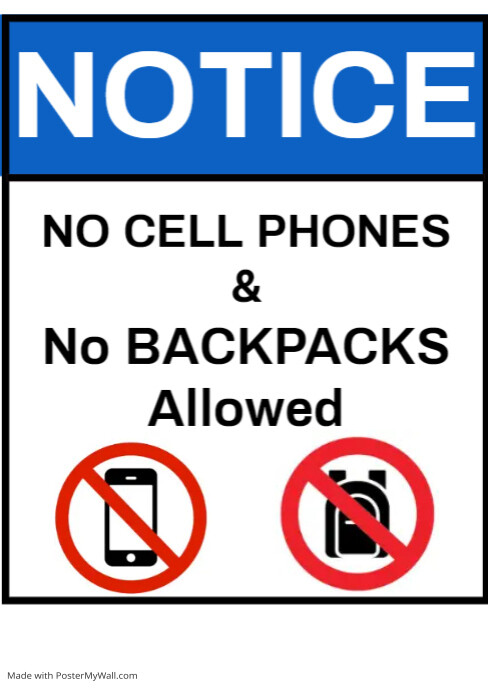 Copy of Notice keep door closed at all times sign | PosterMyWall