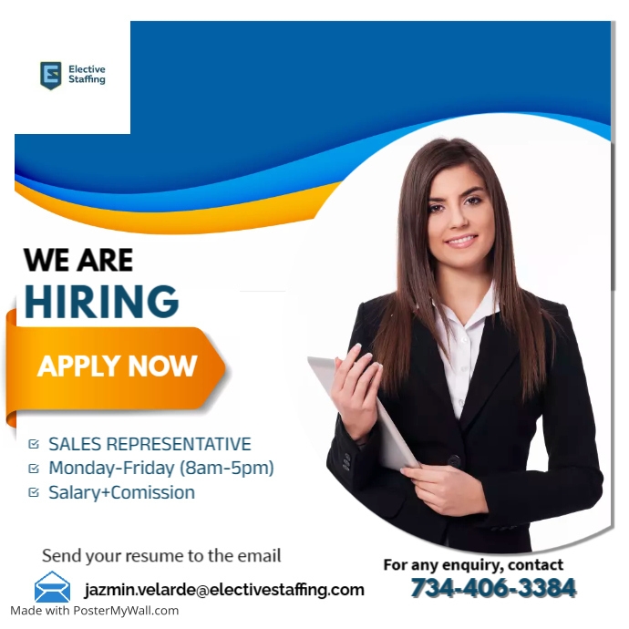Job Hiring Template | PosterMyWall