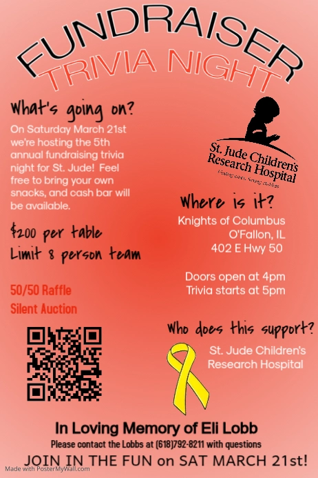 Trivia Quiz Night Poster Template