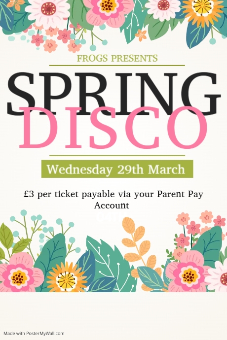 Spring Work Party Invitation spring party invitation | PosterMyWall