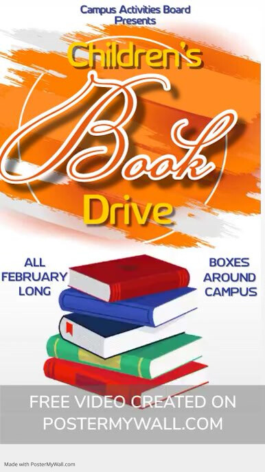 Book Drive Social | PosterMyWall