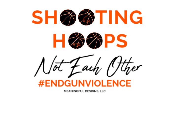 SHOOTING HOOPS NOT EACH OTHER PosterMyWall