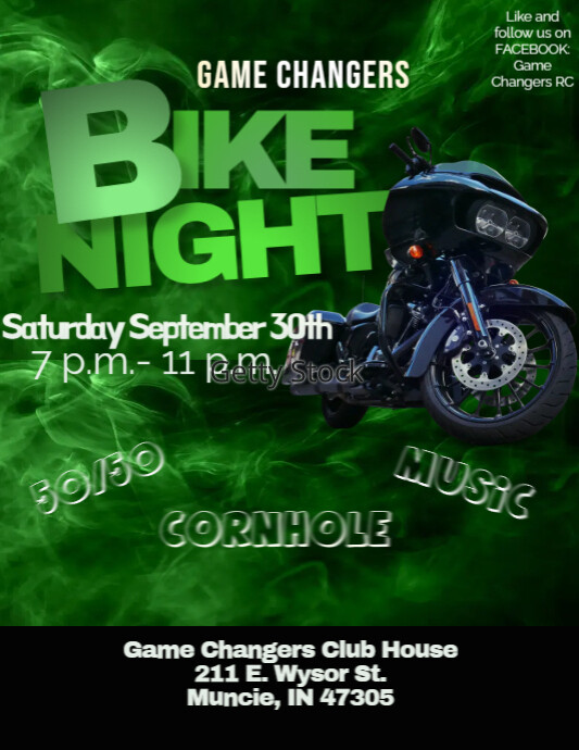 Bike Night Flyer PosterMyWall