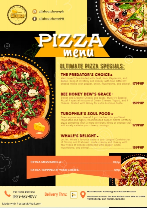 Copia de DRAFT MENU | PosterMyWall