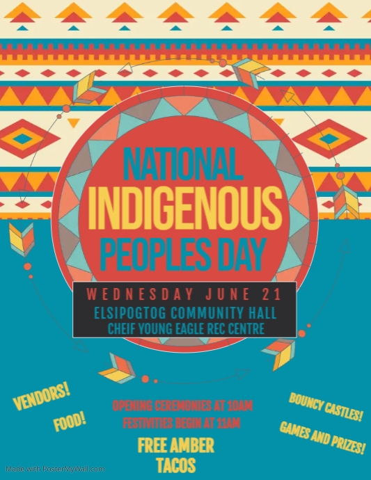 Indigenous day PosterMyWall