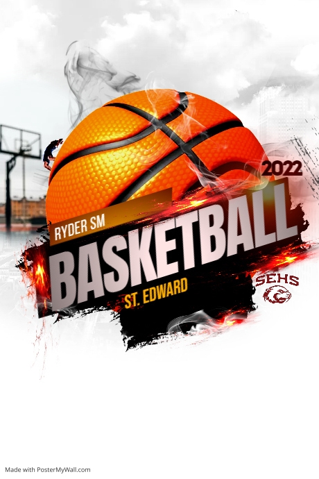 basketball playoffs Poster template