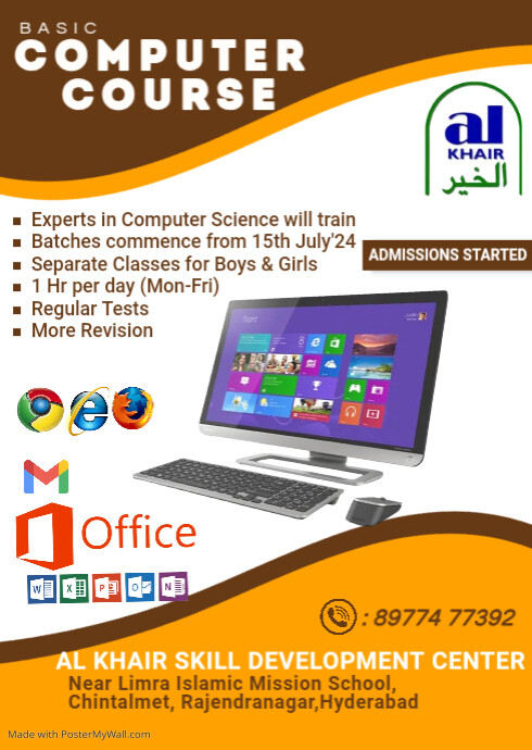 Online classes flyer | PosterMyWall
