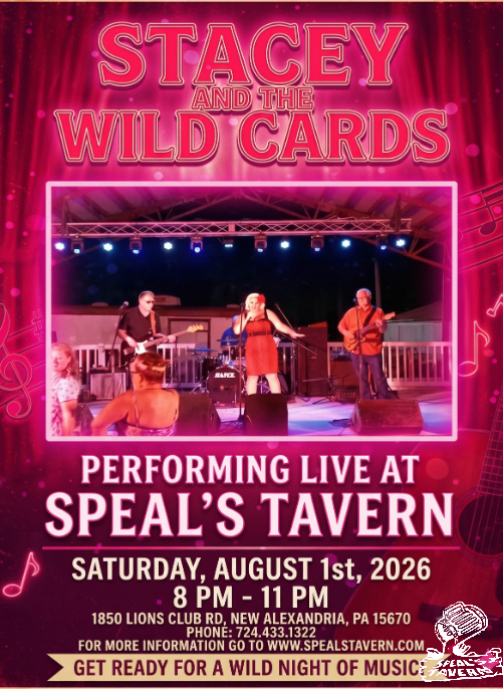 Stacey and the Wild Cards live at Speal's Tavern