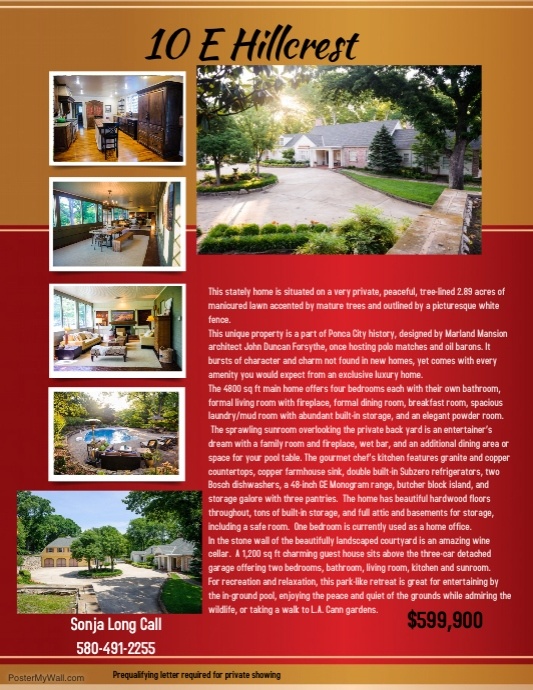 Copy of Copy of Copy of Real Estate Poster Template | PosterMyWall