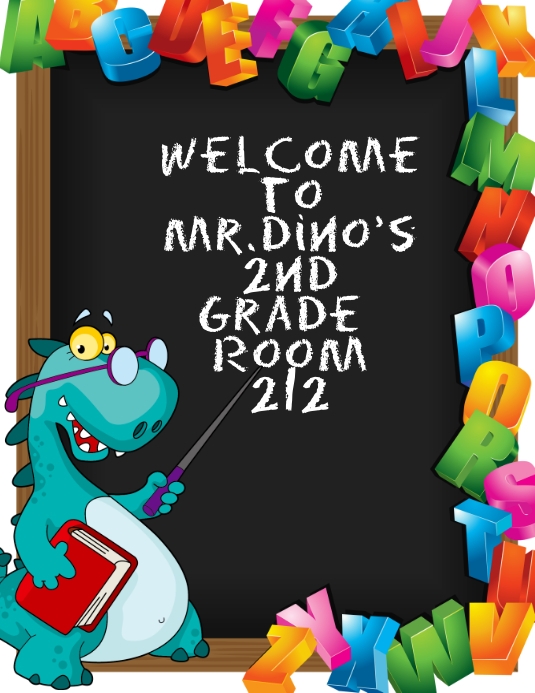 2nd Grade Template PosterMyWall
