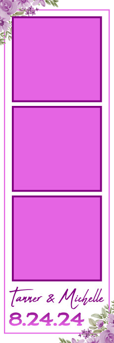 2x6 Wedding Photo Frame Photo Booth Template | PosterMyWall