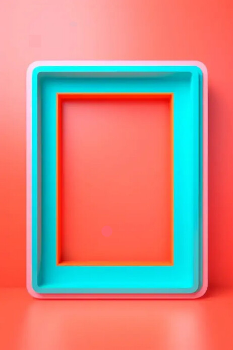 Copy of 3 d frame template | PosterMyWall