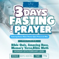 3 Days of Fasting Prayer Instagram Post template