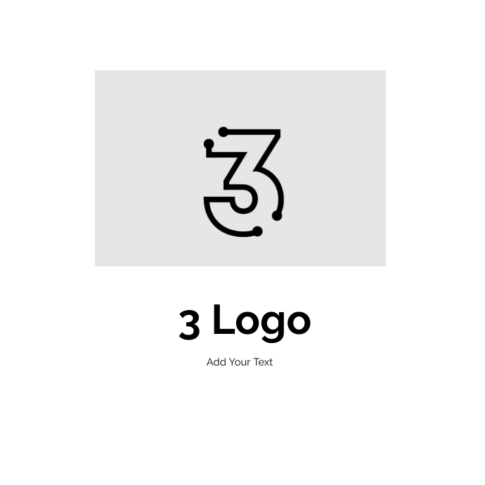 3 Logo Template | PosterMyWall