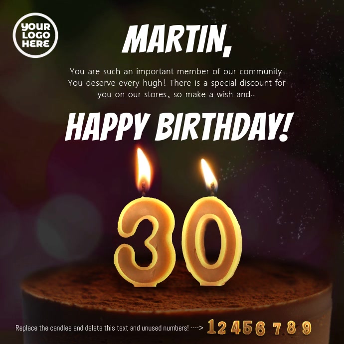 Modele Bougies Anniversaire 30 Ans Postermywall Modele Bougies Anniversaire 30 Ans Postermywall