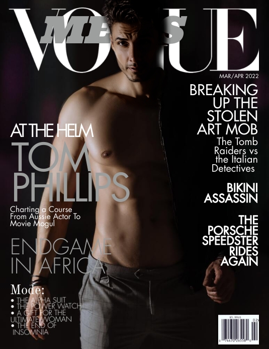 Men Magazine Design Fashion Magazine Cover Design For Men