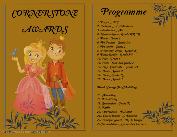 Funeral Program Card Template | PosterMyWall