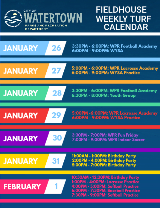 Copy of SCHEDULE | PosterMyWall