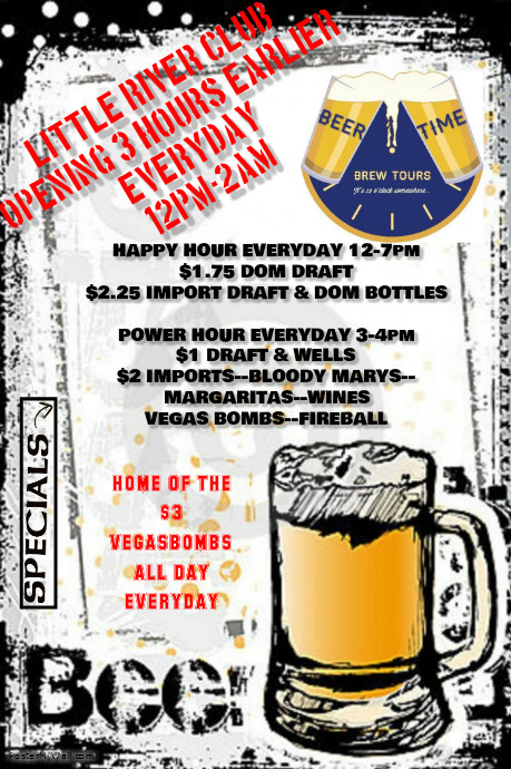 NEW HOURS OF OPERATION Poster template