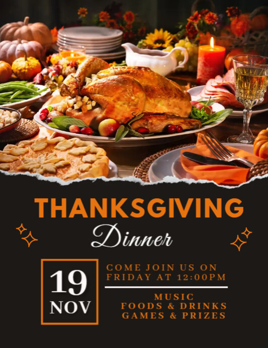 Thanksgiving dinner,event,dinner PosterMyWall