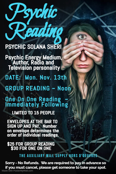 Psychic Reading Flyer Design Template PosterMyWall