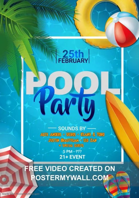 Pool Party | PosterMyWall