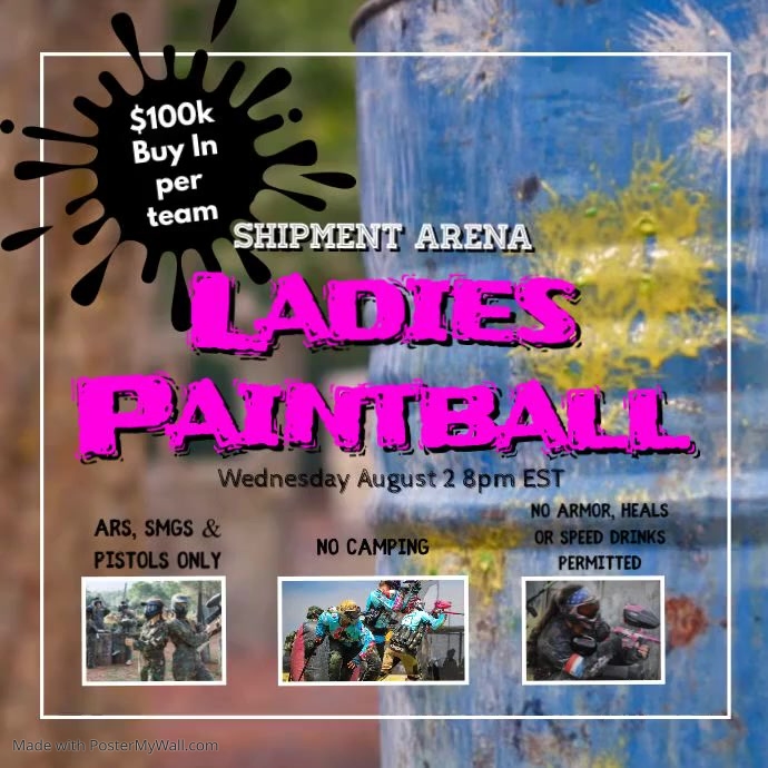 Paintball Event PosterMyWall