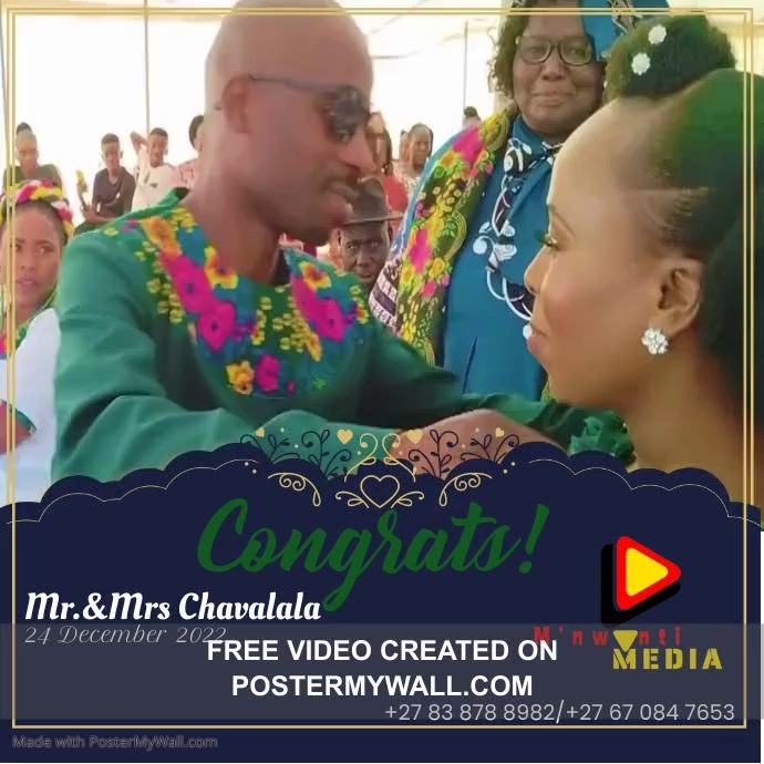 Congratulations wedding wish | PosterMyWall