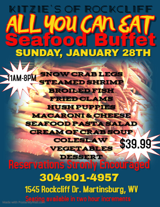 all you can eat crabs | PosterMyWall