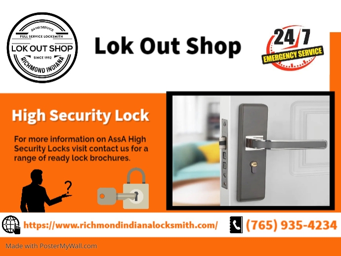 High Security Lock | PosterMyWall