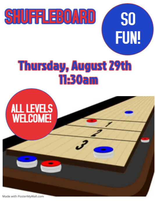 Shuffleboard Tournament (1) PosterMyWall