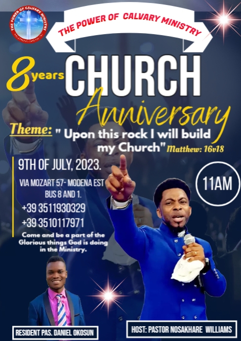 Church Anniversary | PosterMyWall