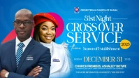 31st Night Cross Over Service Poster Digital Display (16:9) template