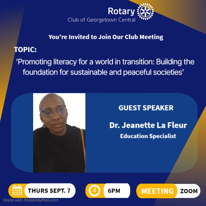 Guest Speaker Poster template