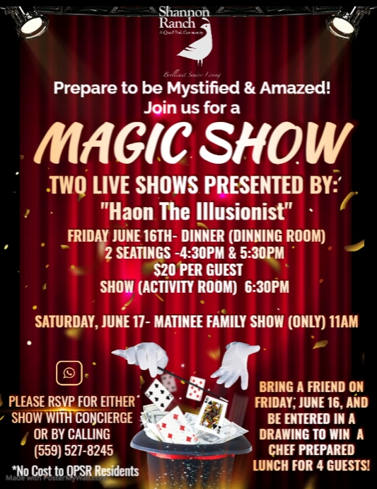 Magic Show Flyer | PosterMyWall
