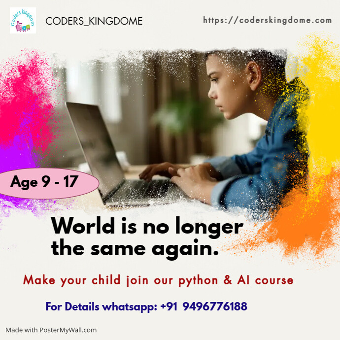 Junior Coding Classes Post Template | PosterMyWall