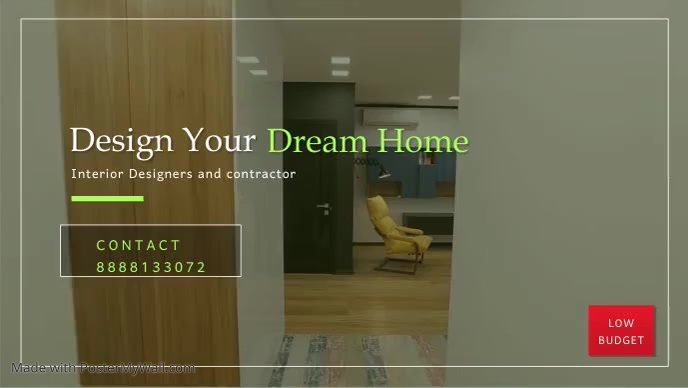 Copy of Copy of Interior Designers Video Template | PosterMyWall