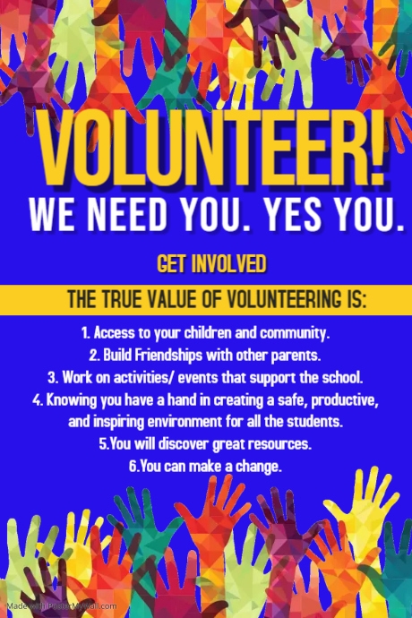 Volunteers Needed Poster | PosterMyWall