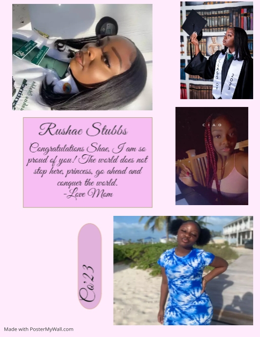 Rushae Yearbook Collage Template (2) | PosterMyWall