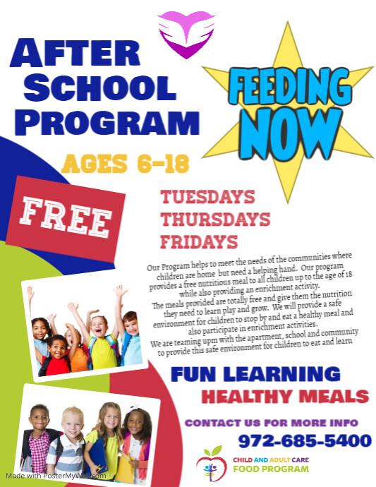 After School Program Flyer PosterMyWall