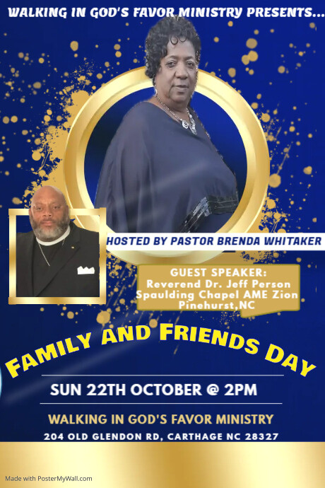 Church Conference Poster template